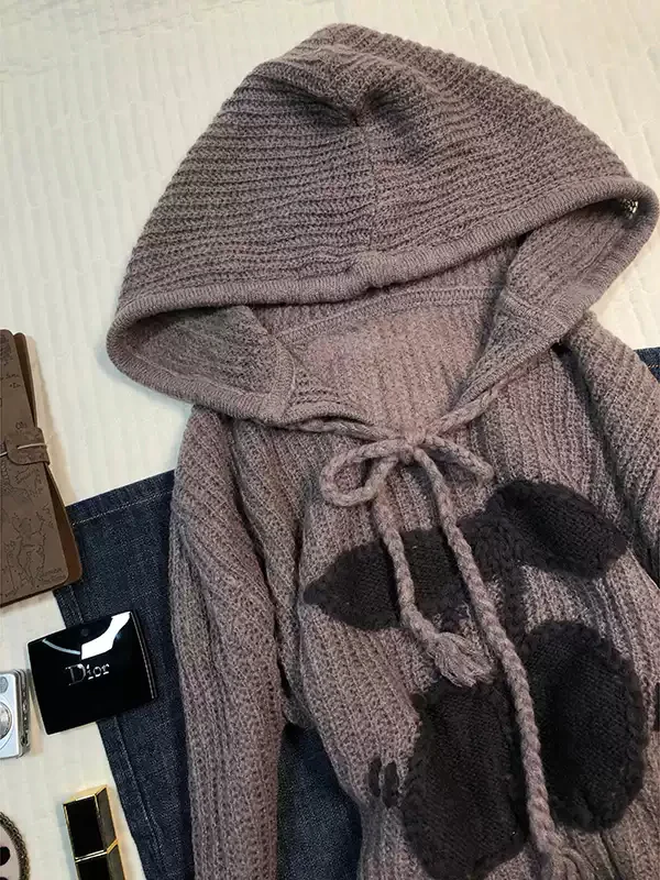 American retro hooded sweater - Image 2