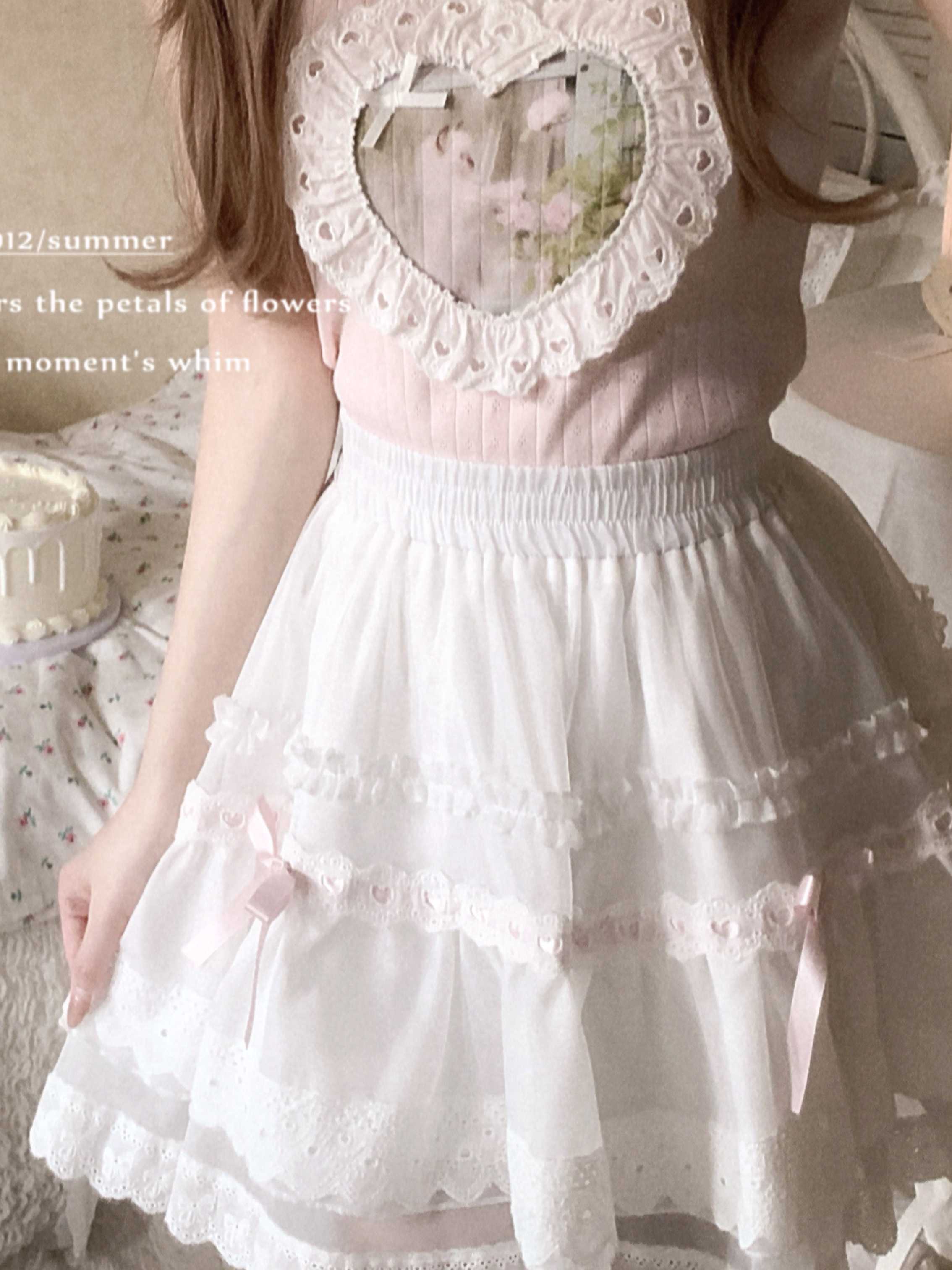 Angel Cat Lace Tank Top - Image 2