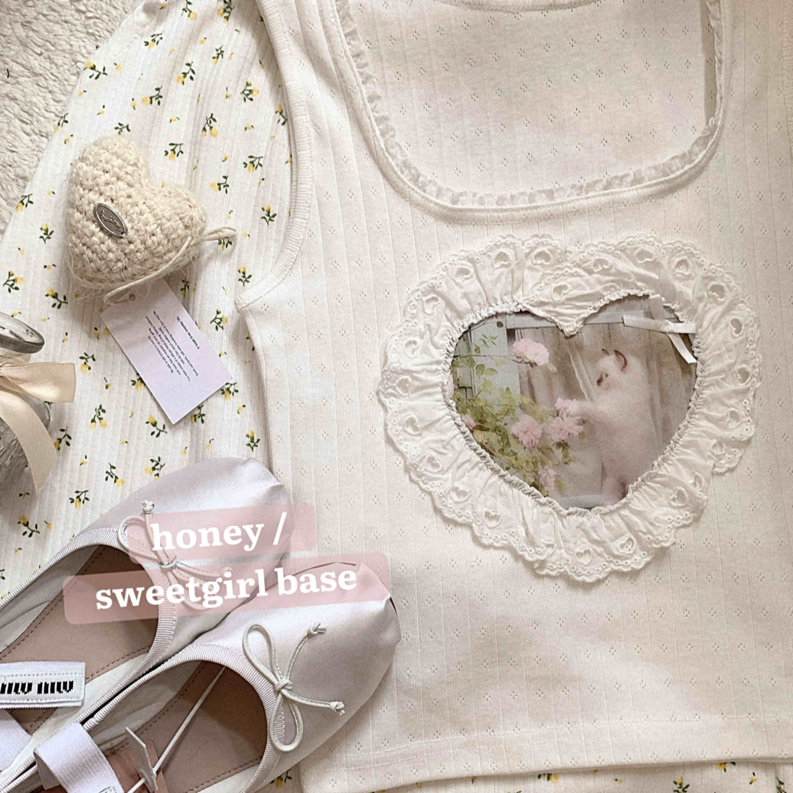 Angel Cat Lace Tank Top - Image 7