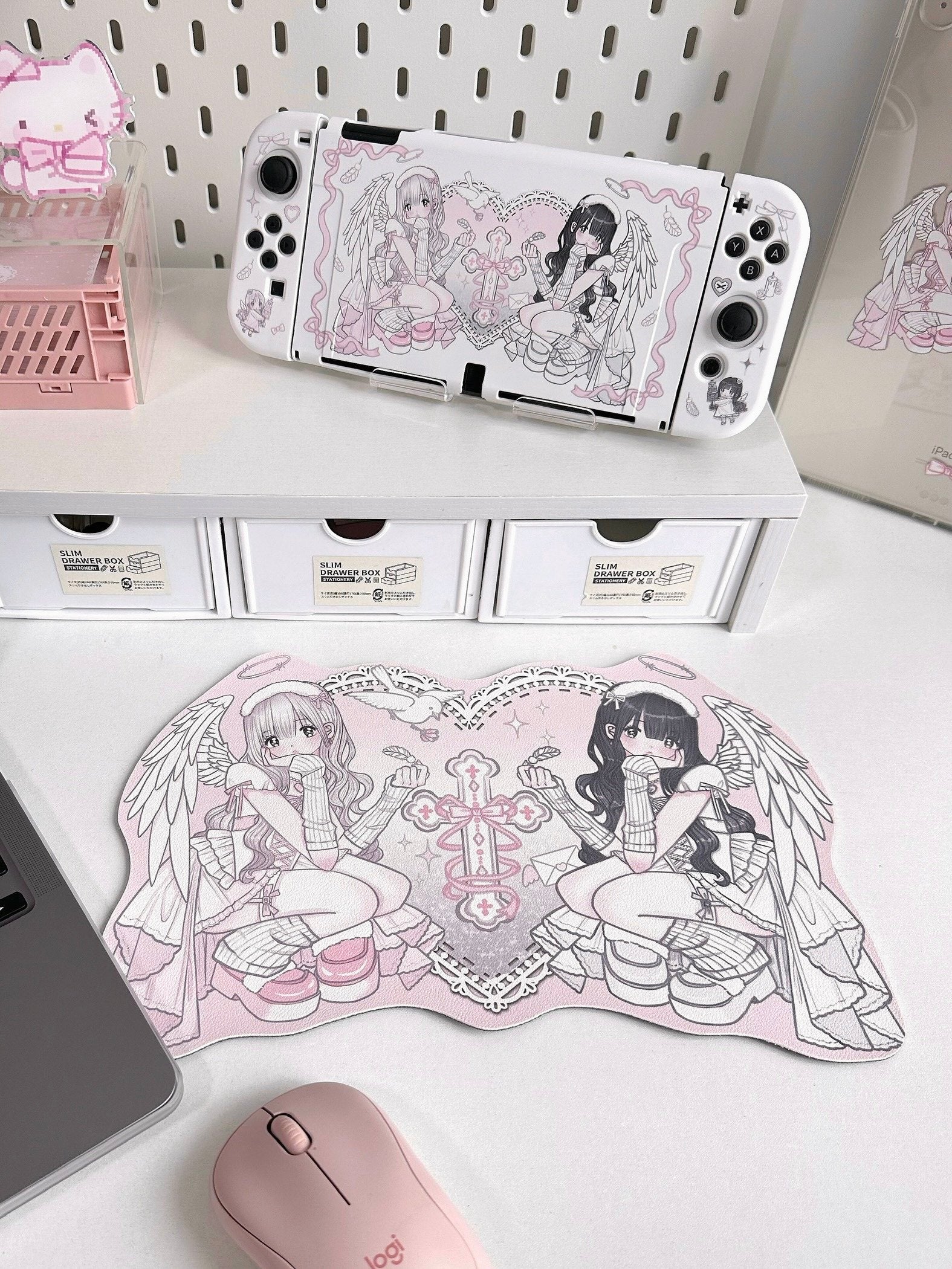 Angel Girl Series Special Shaped Mouse Pad - Image 4