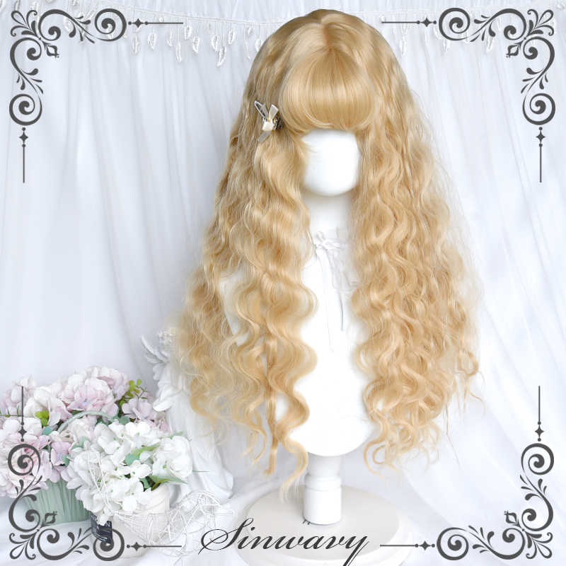 Angel Gold Lolita Curly Wig - Image 4