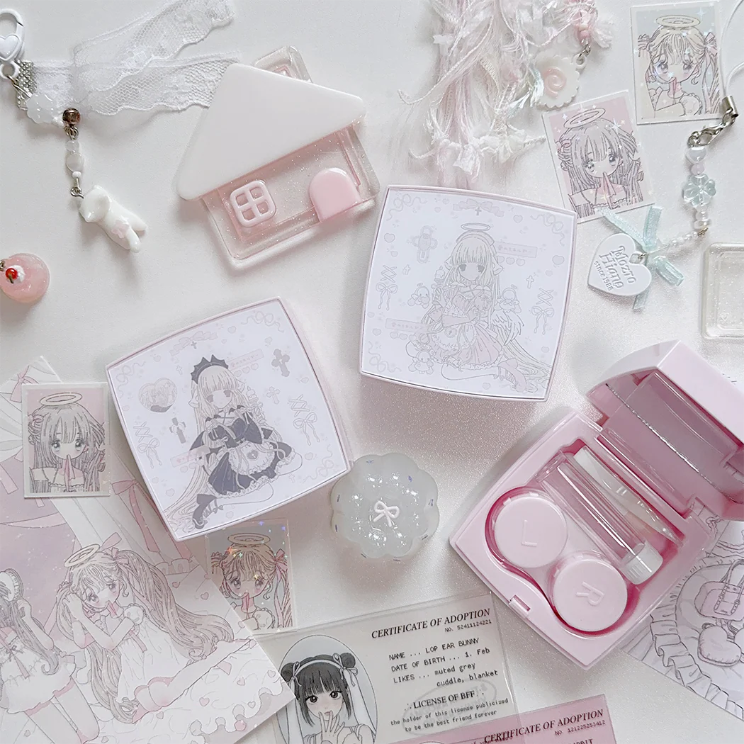 angel heart contact lens box