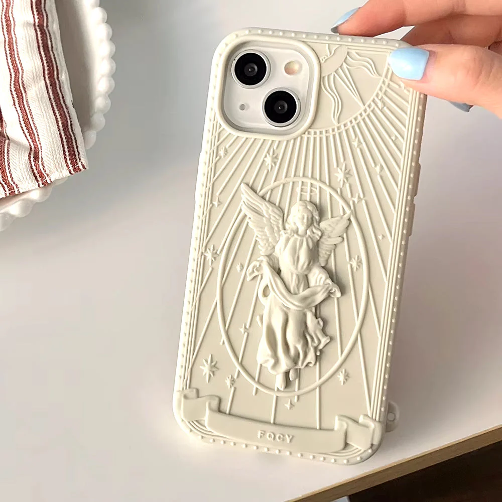 Angel Statue iPhone Case - Image 4
