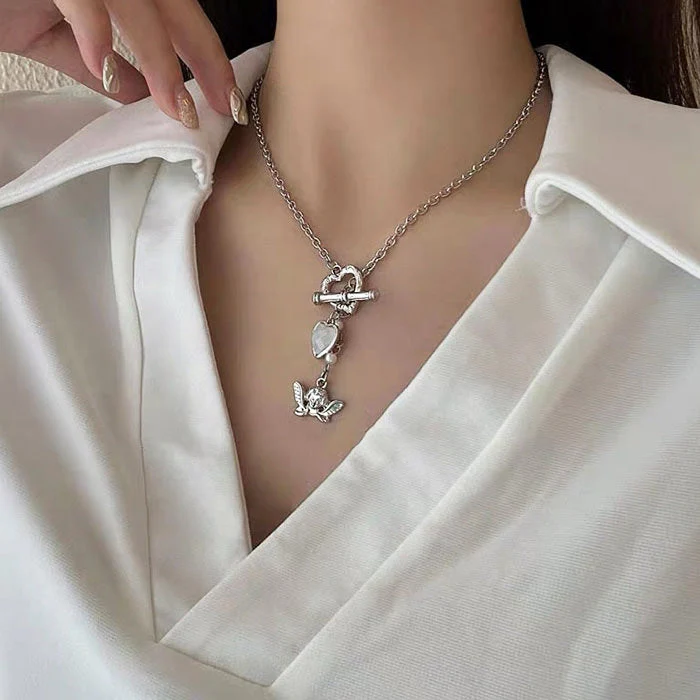 Angelcore Aesthetic Chain Necklace - Image 4