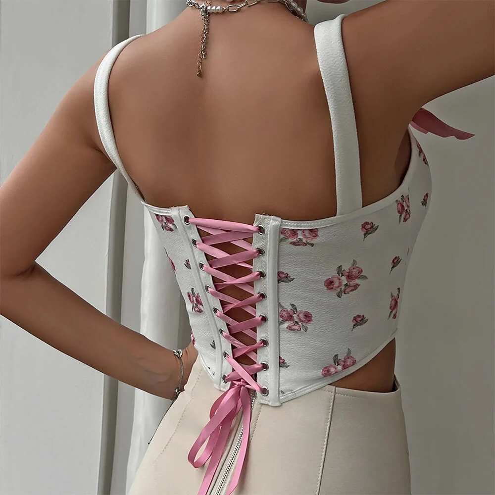Angelcore Bow Straps Corset - Image 6