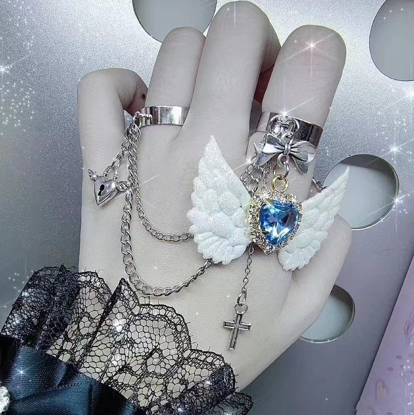 Angelic Goth Ring Set - Image 2