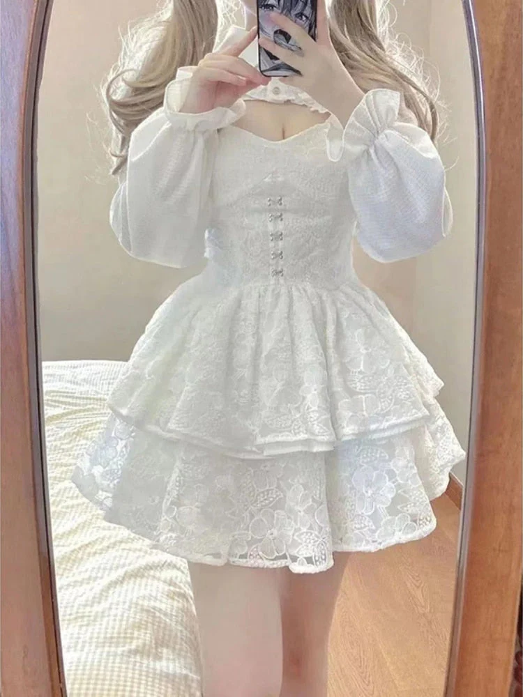 Angelic Lace Princess Dress - Image 4