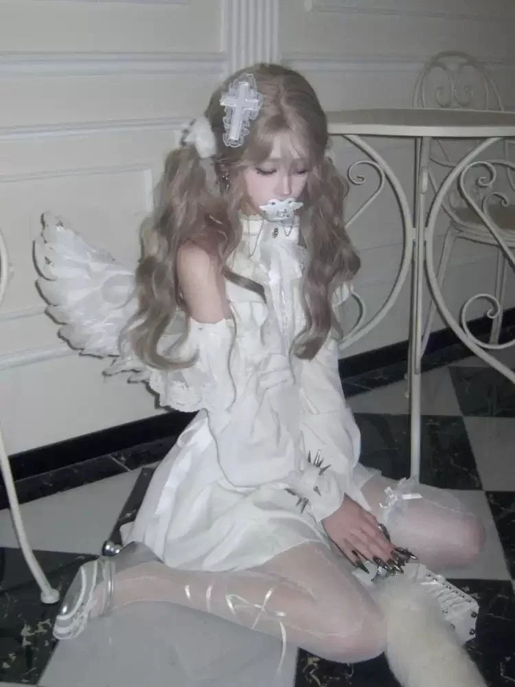 Angelic Ruffled Off-shoulder Dress - Image 2