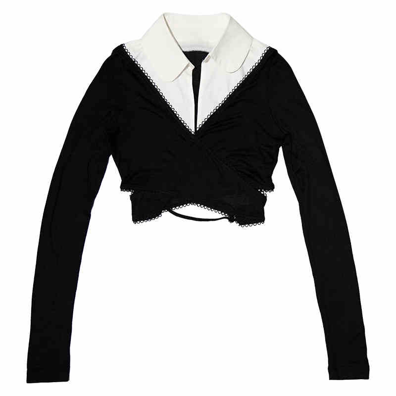 Angel's Tears Bow Jacquard Ballet Top - Image 7