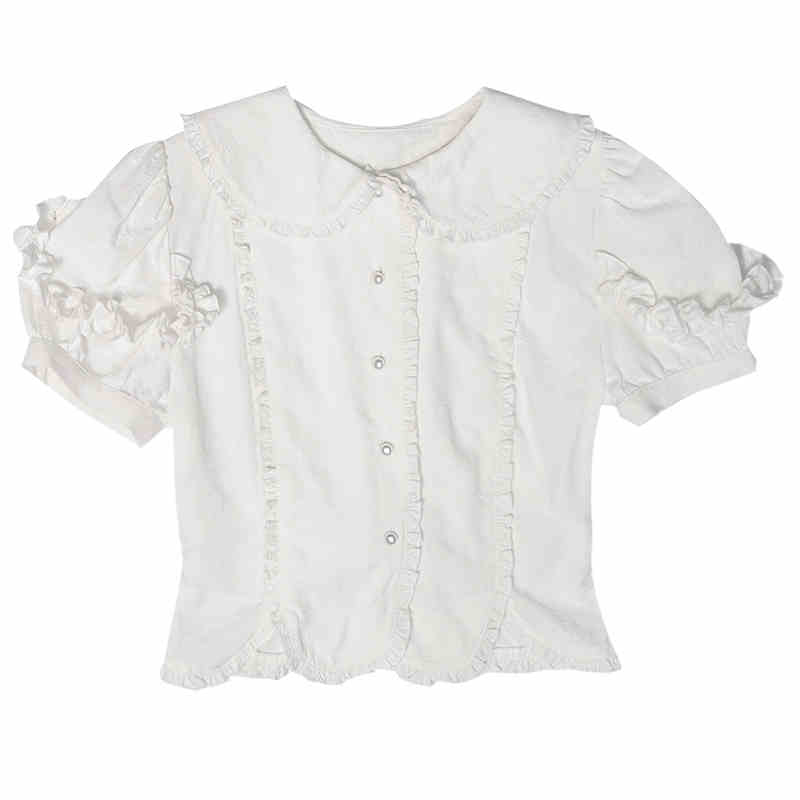 Angel's Tears Puff Sleeve Short Sleeve Shirt - Image 7