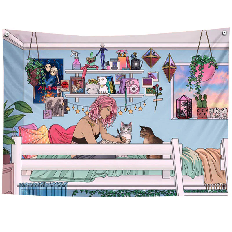 Anime Room Wall Tapestry - Image 2