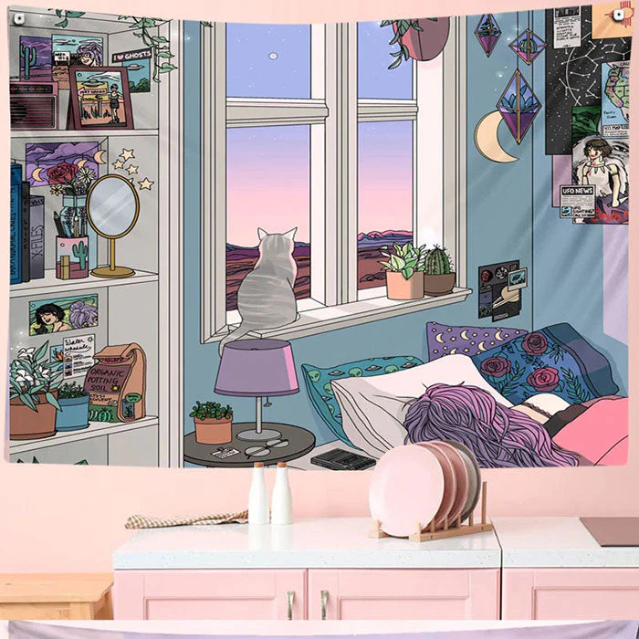 Anime Room Wall Tapestry - Image 7