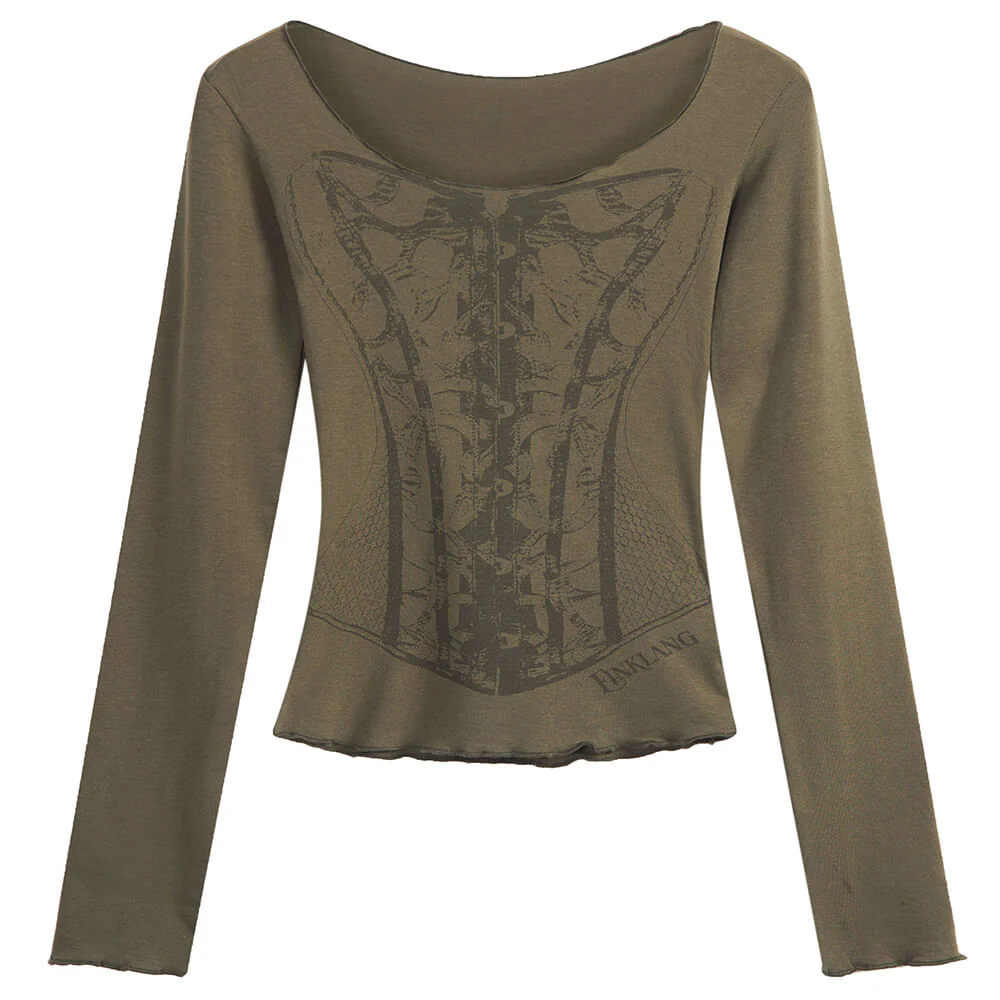 Antique Anatomy Long Sleeve Top - Image 4