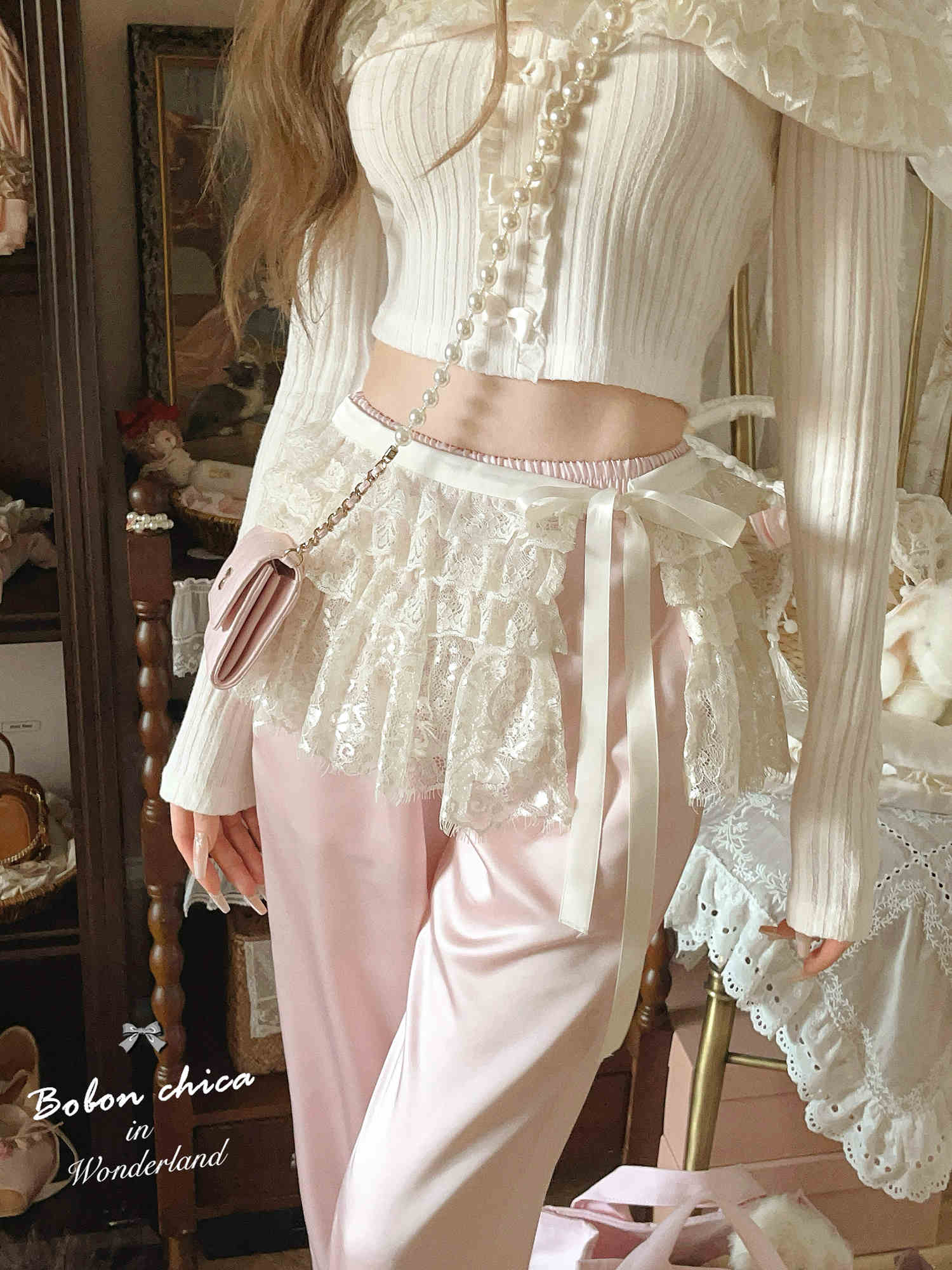 Antique Lace Cake Skirt - Image 5