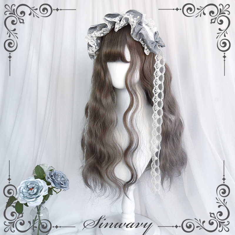 Aoki Gray Lolita Curly Wig - Image 4