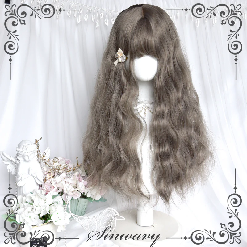 Aoki Gray Lolita Curly Wig - Image 5