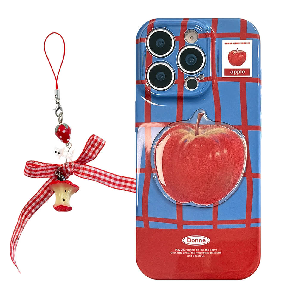 Apple Grid Patterned iPhone Case - Image 5