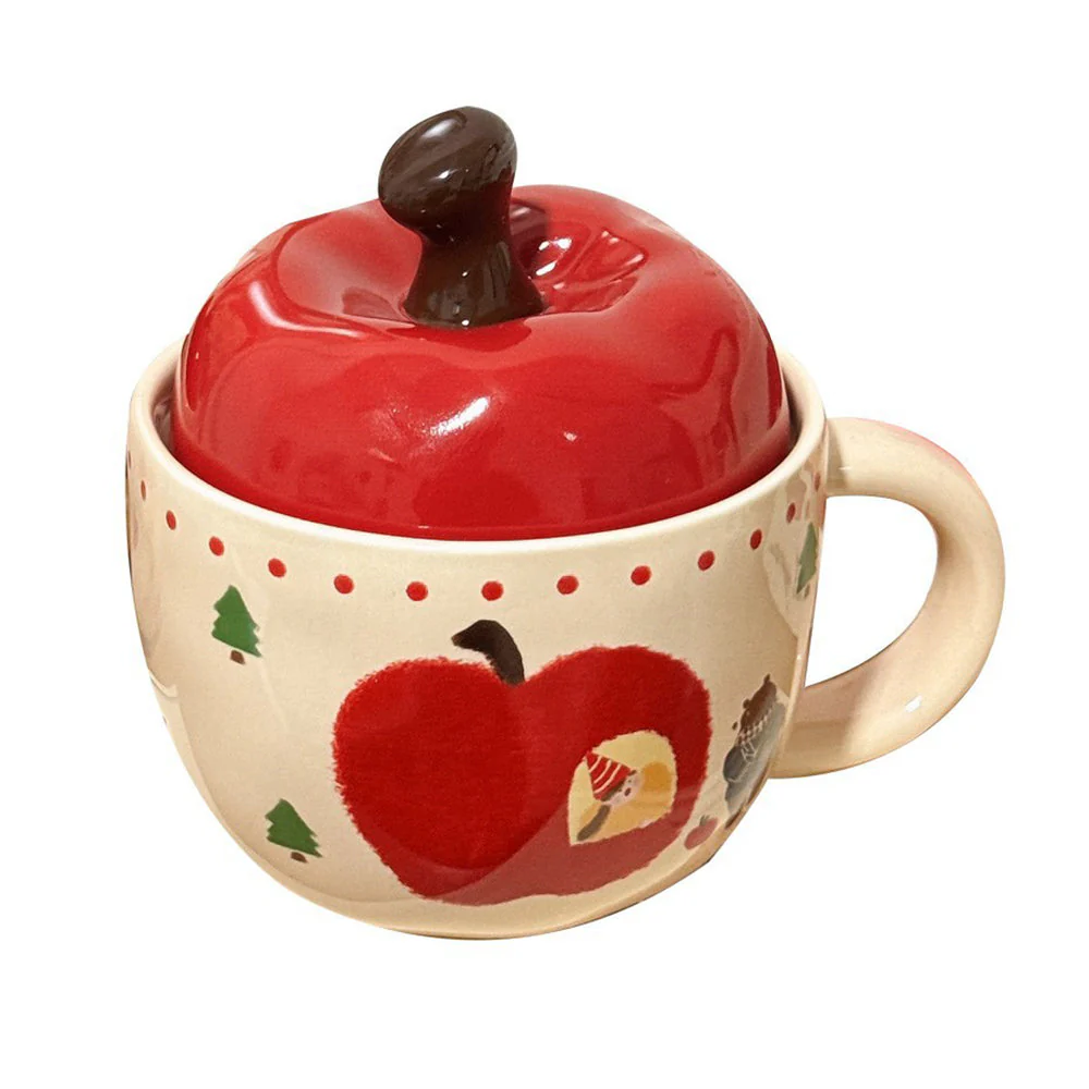 Apple Shaped Ceramic Mug - Image 2