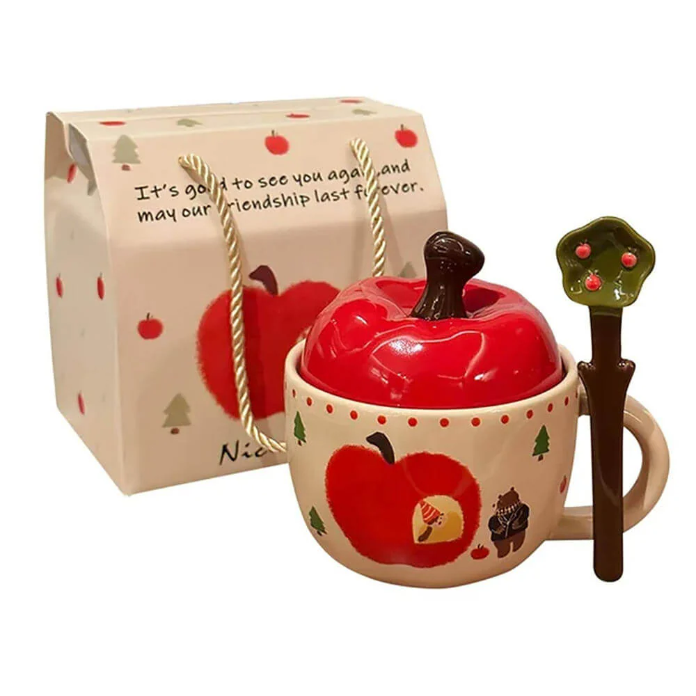 Apple Shaped Ceramic Mug - Image 7