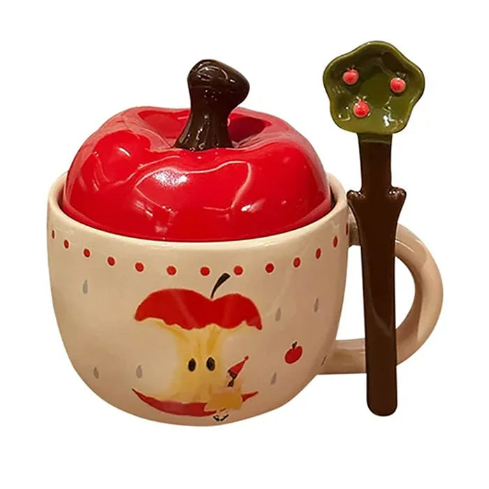 Apple Shaped Ceramic Mug - Image 8