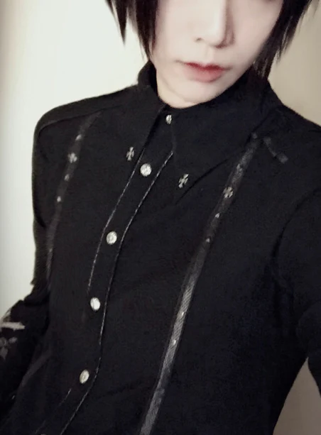 Gothic Lolita Blouse Ouji Fashion Lolita Shirt Long Sleeve - Image 5