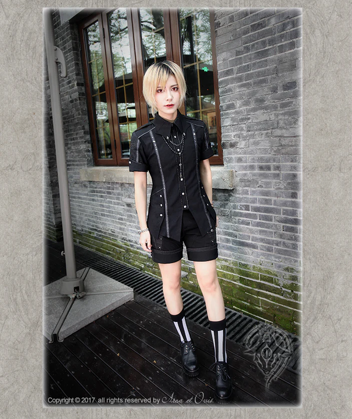 Gothic Lolita Blouse Ouji Fashion Lolita Shirt Long Sleeve - Image 6