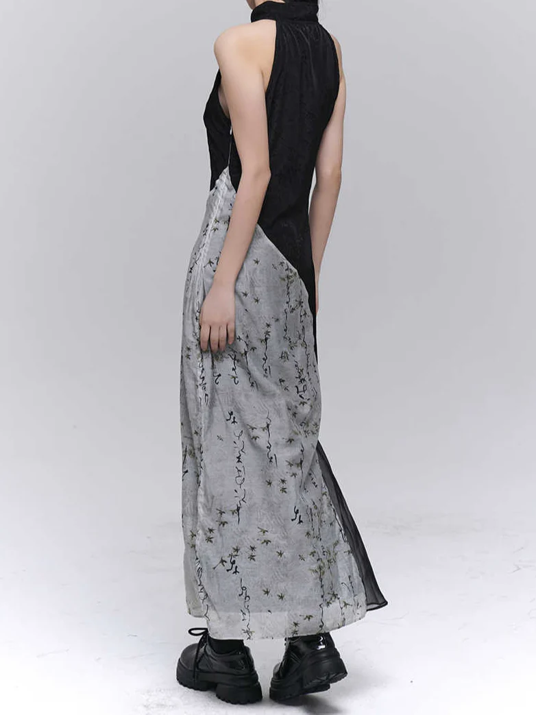 Artist Aesthetic Cheongsam Dress - Image 3