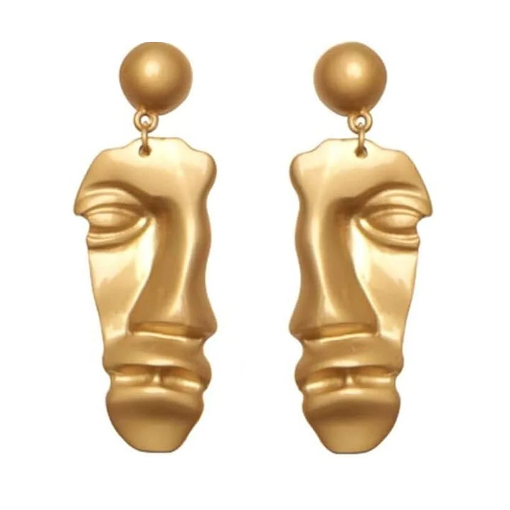 Artsy Face Vintage Aesthetic Earrings - Image 4