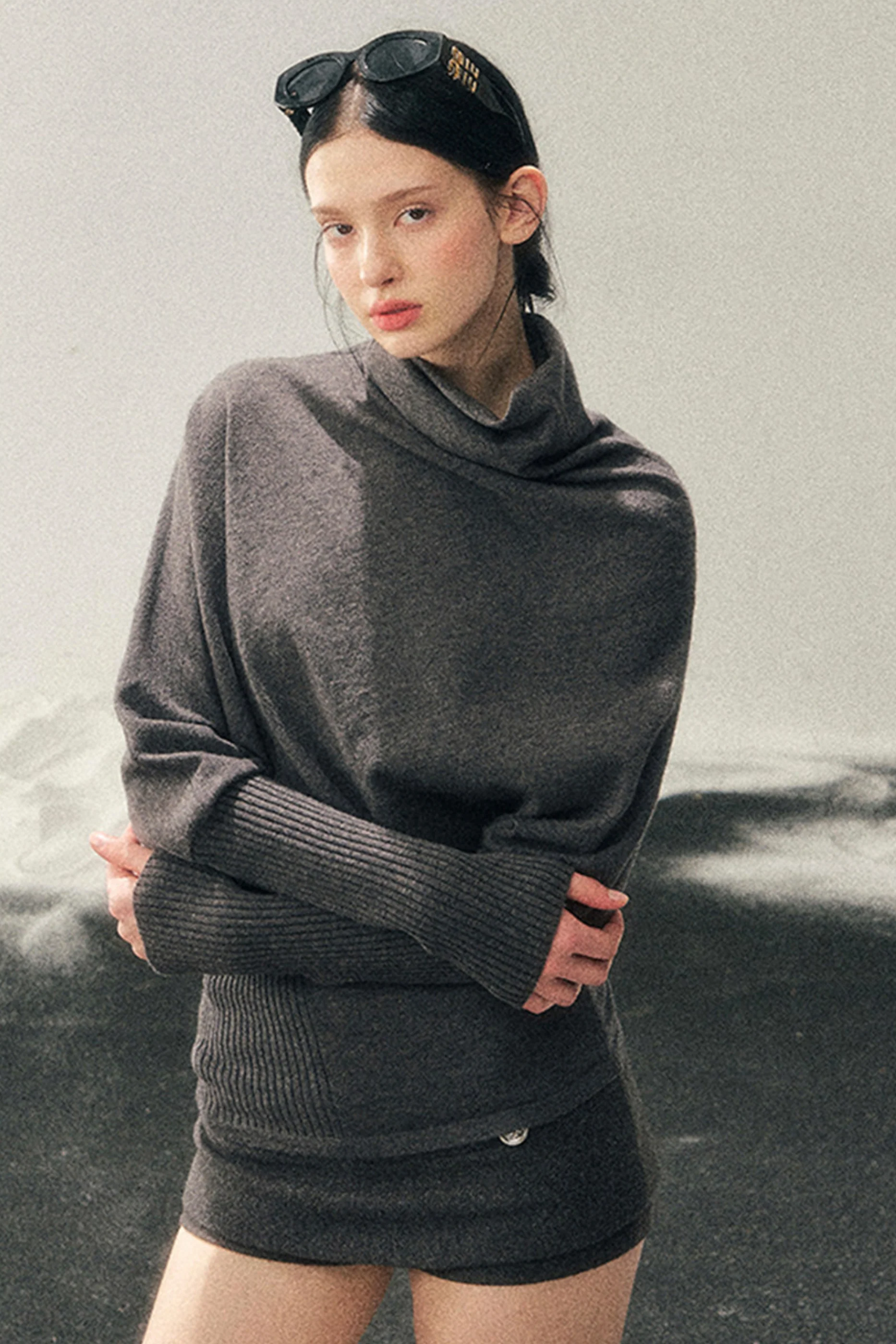 Chic Edgy Knit Sweater - Image 20