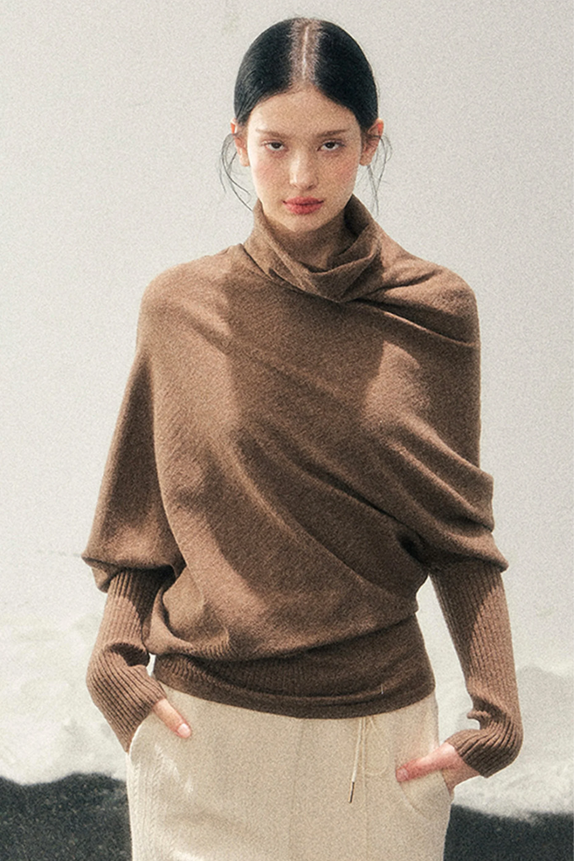 Chic Edgy Knit Sweater - Image 8