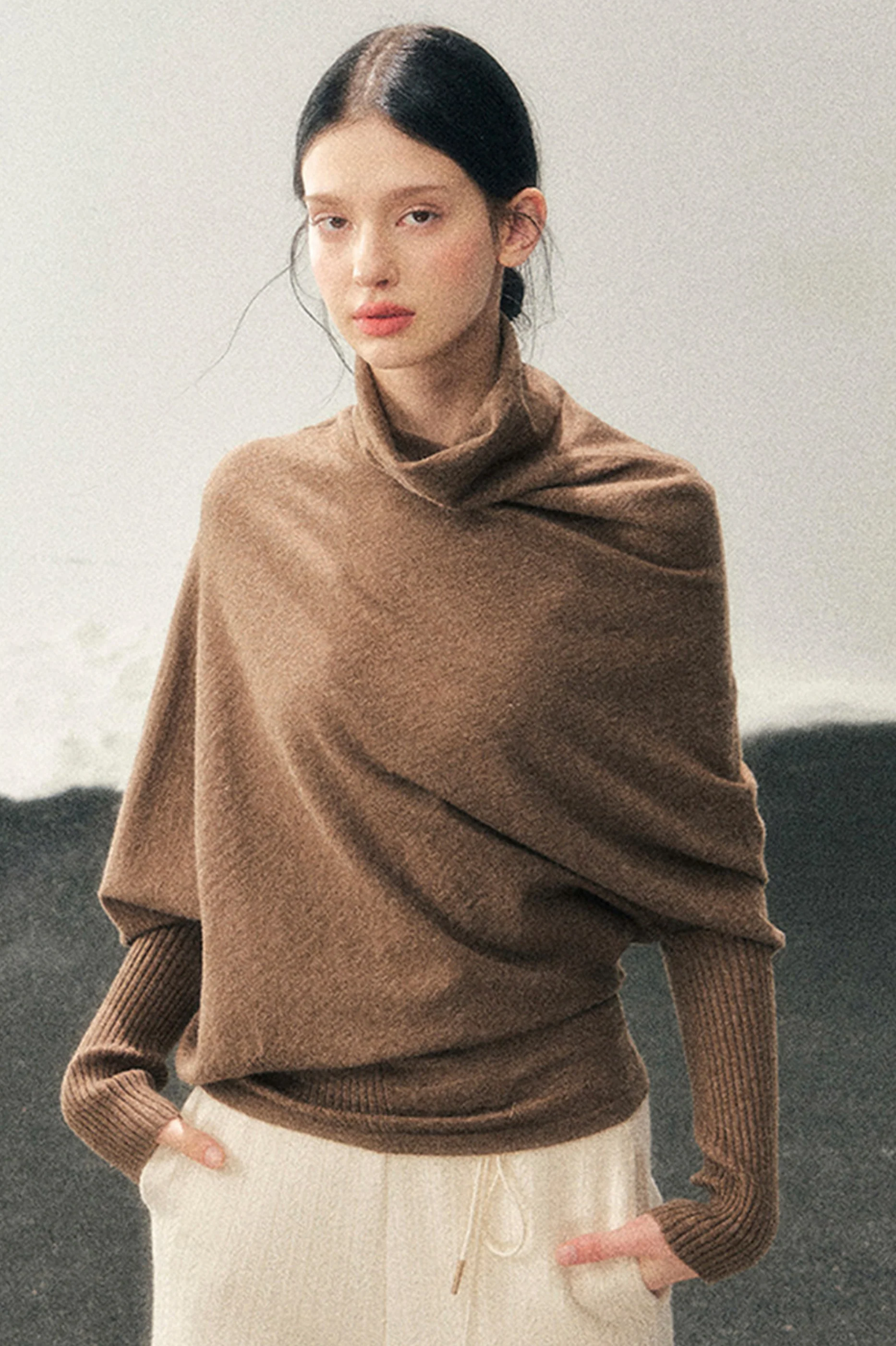 Chic Edgy Knit Sweater - Image 9