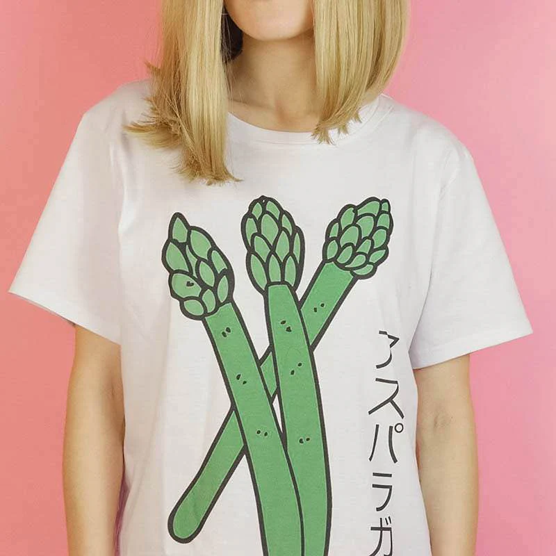 Asparagus T-Shirt. Size S