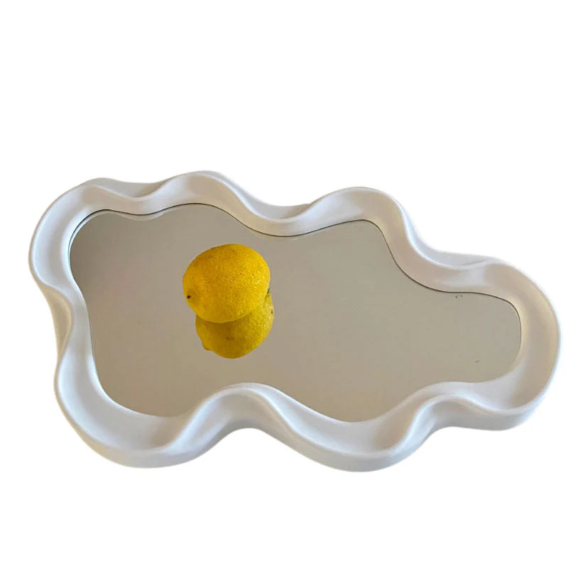 Asymmetrical Aesthetic Wavy Mirror - Image 17