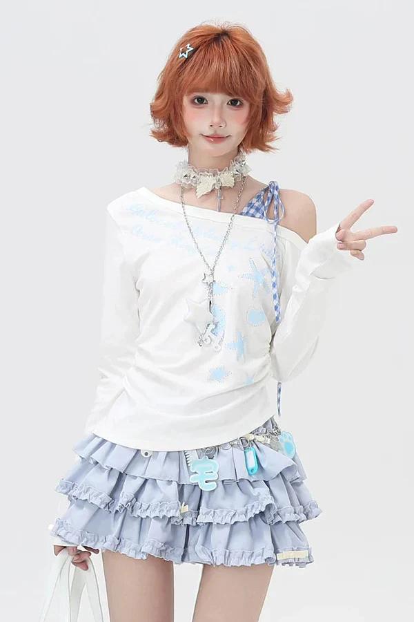 Shell One-Shoulder Top - Image 4