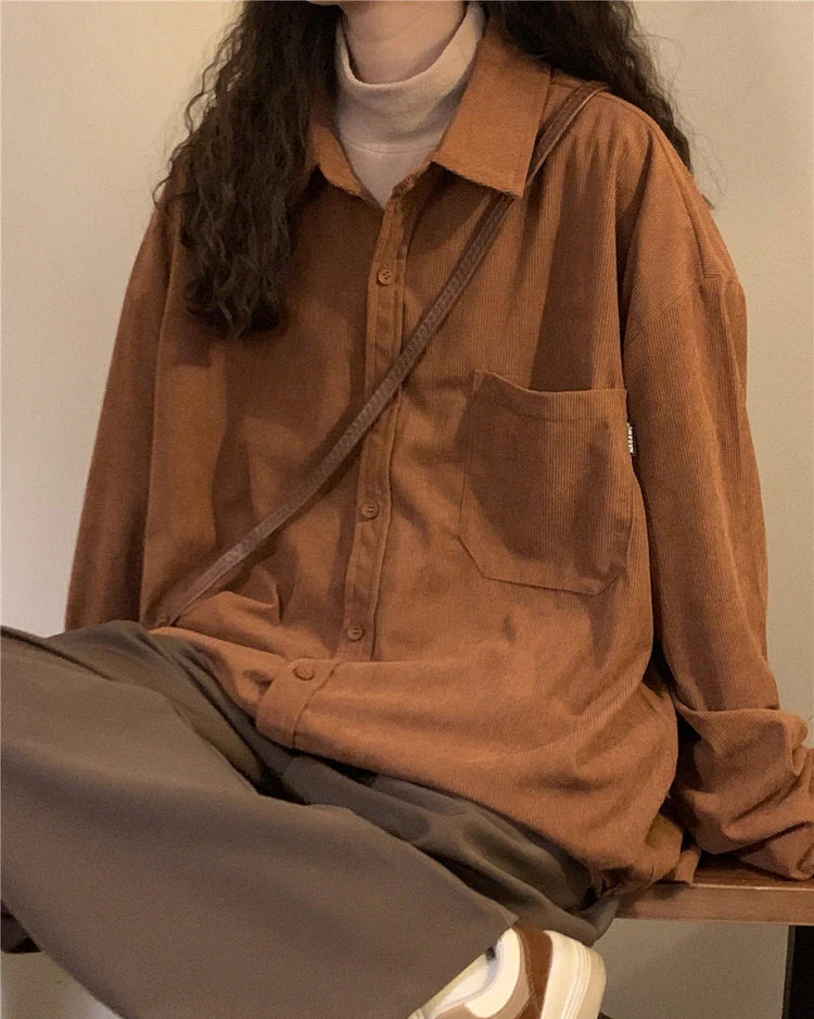 Autumn Colors Cord Shirt - Image 5