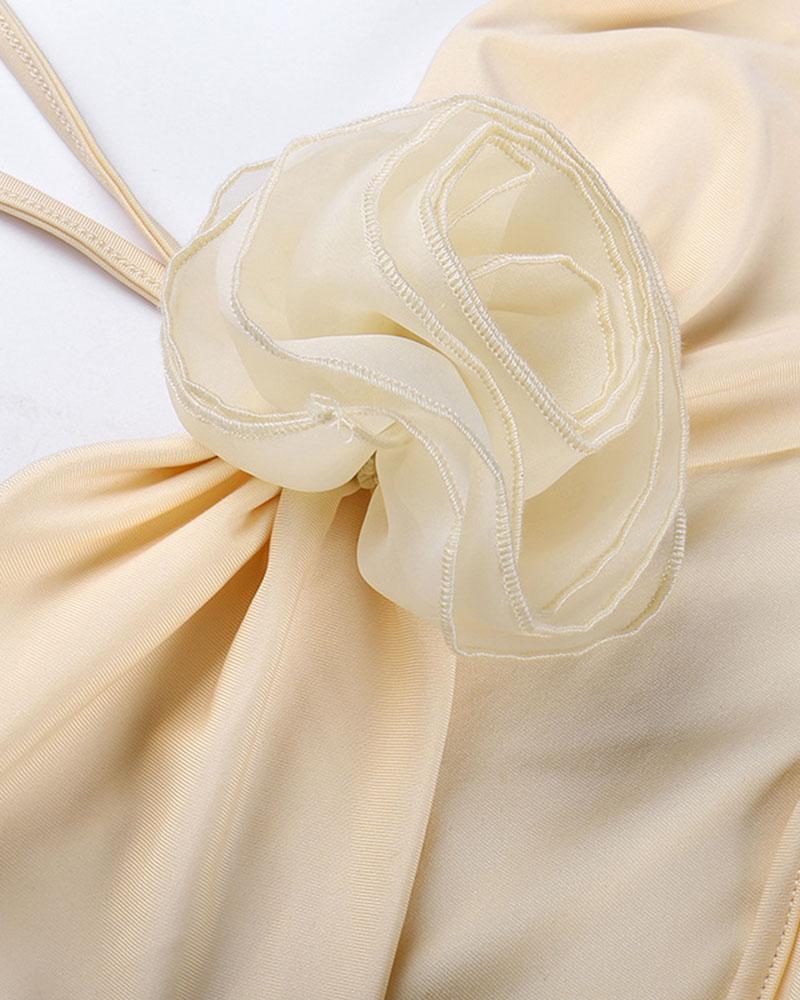 Avala Rose Halter Wrap Coord - Image 4