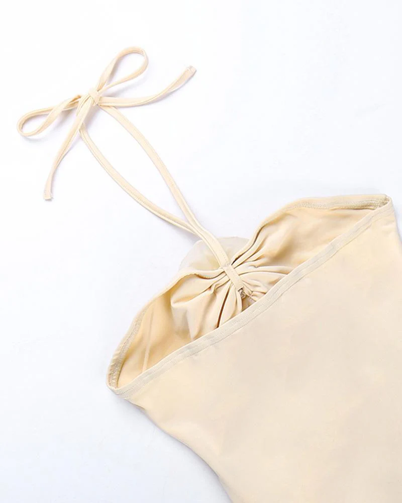 Avala Rose Halter Wrap Coord - Image 6