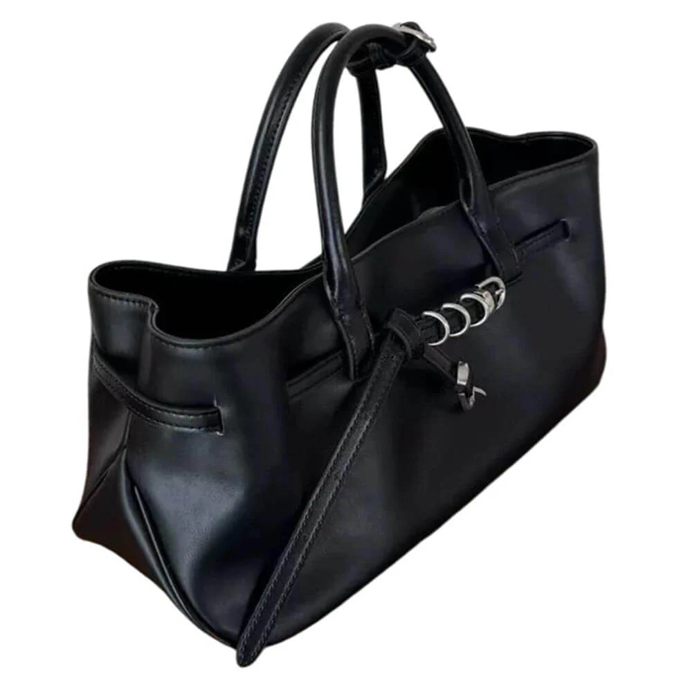 Avenue Montaigne Structured Belted Tote Bag - Image 4
