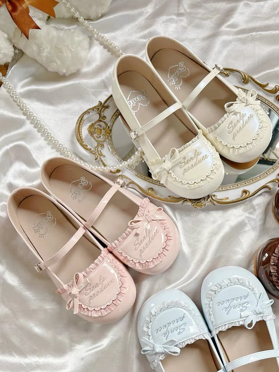 Baby Beret Flat Shoes - Image 3