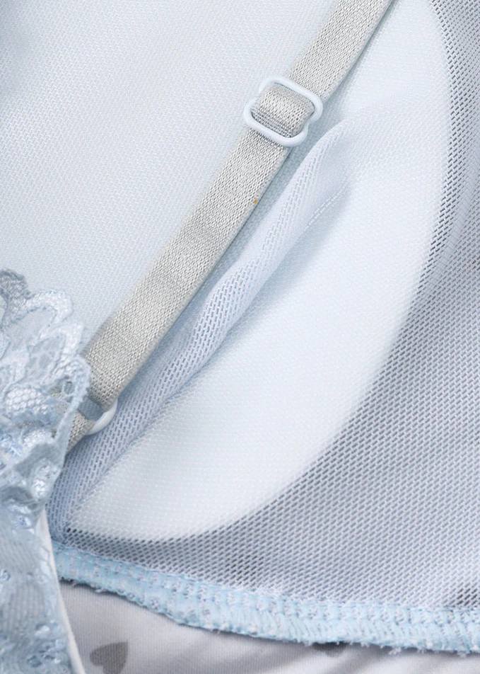 Baby Blue Lace Nightgown - Image 3