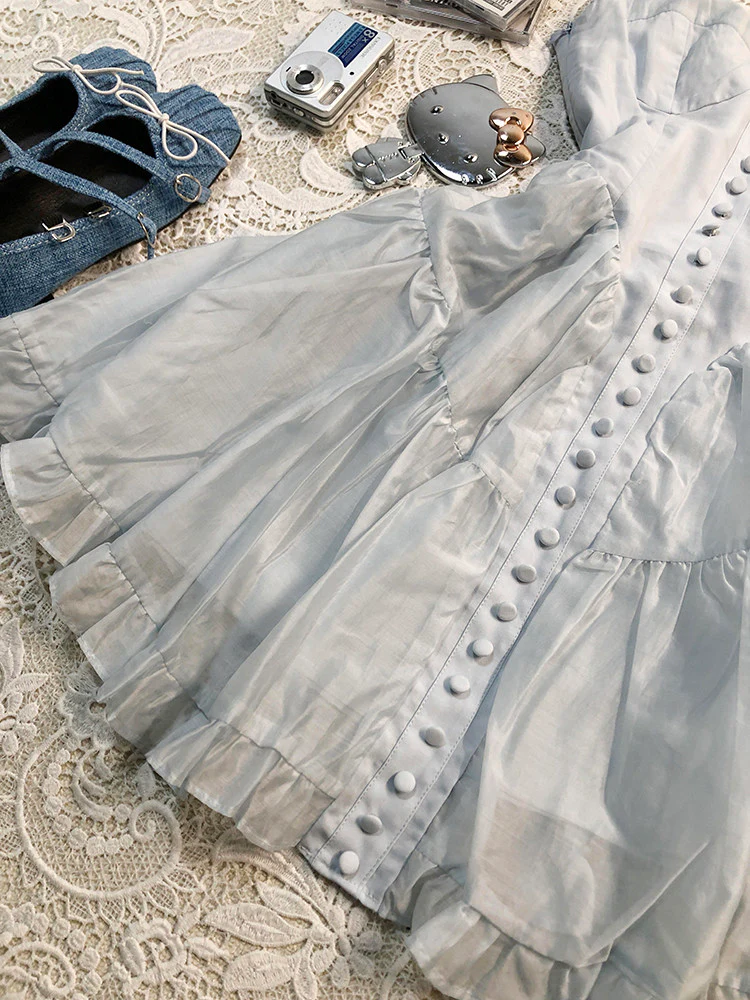 baby blue mesh dress - Image 3