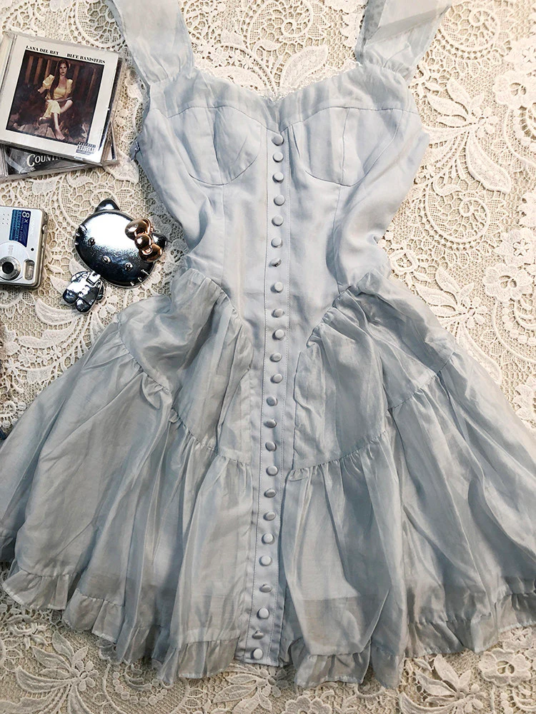 baby blue mesh dress - Image 5
