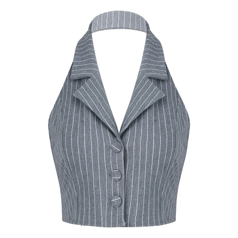 Baby Lies Halter Tailored Vest - Image 3