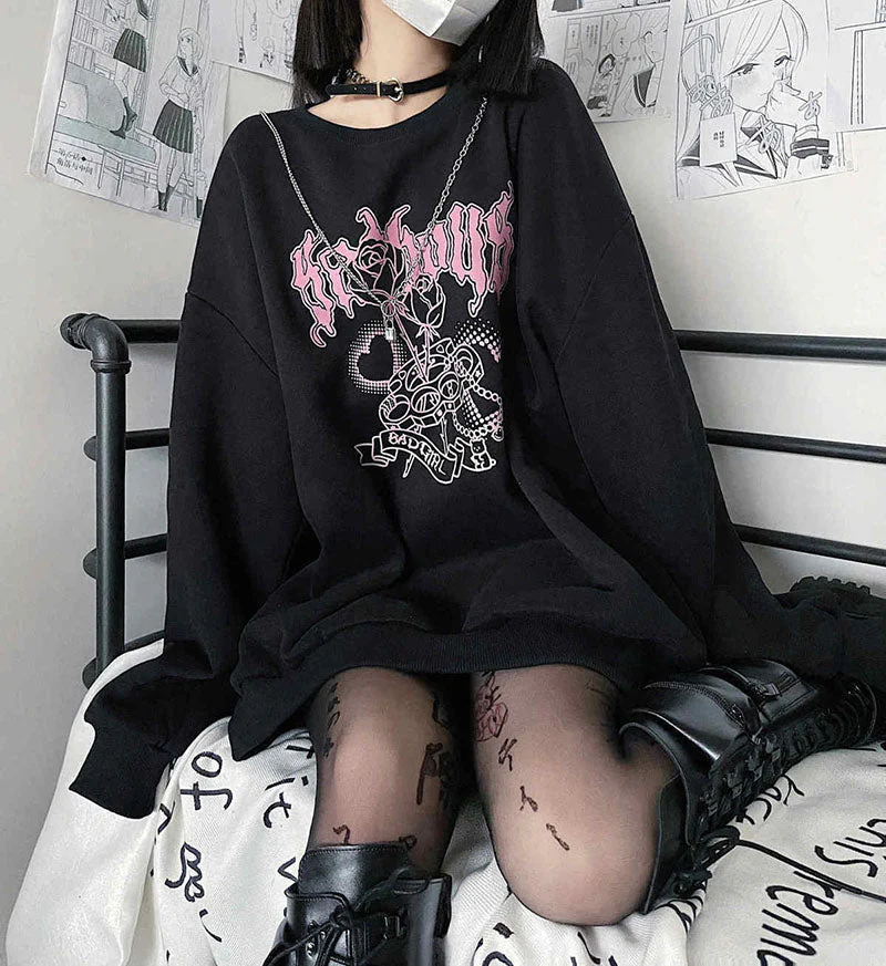 Bad Girl Pastel Goth Sweater - Image 4