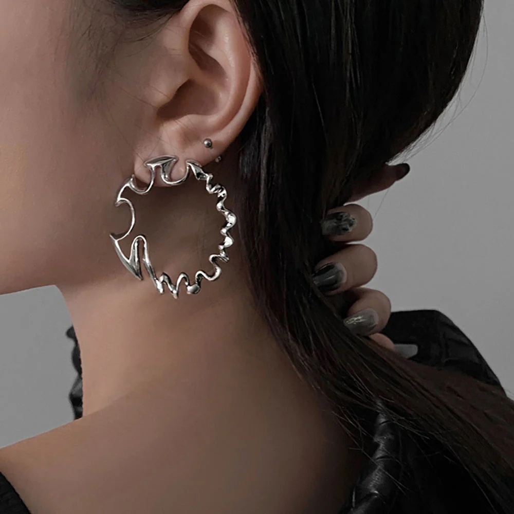 Bad Manners Abstract Earrings - Image 3
