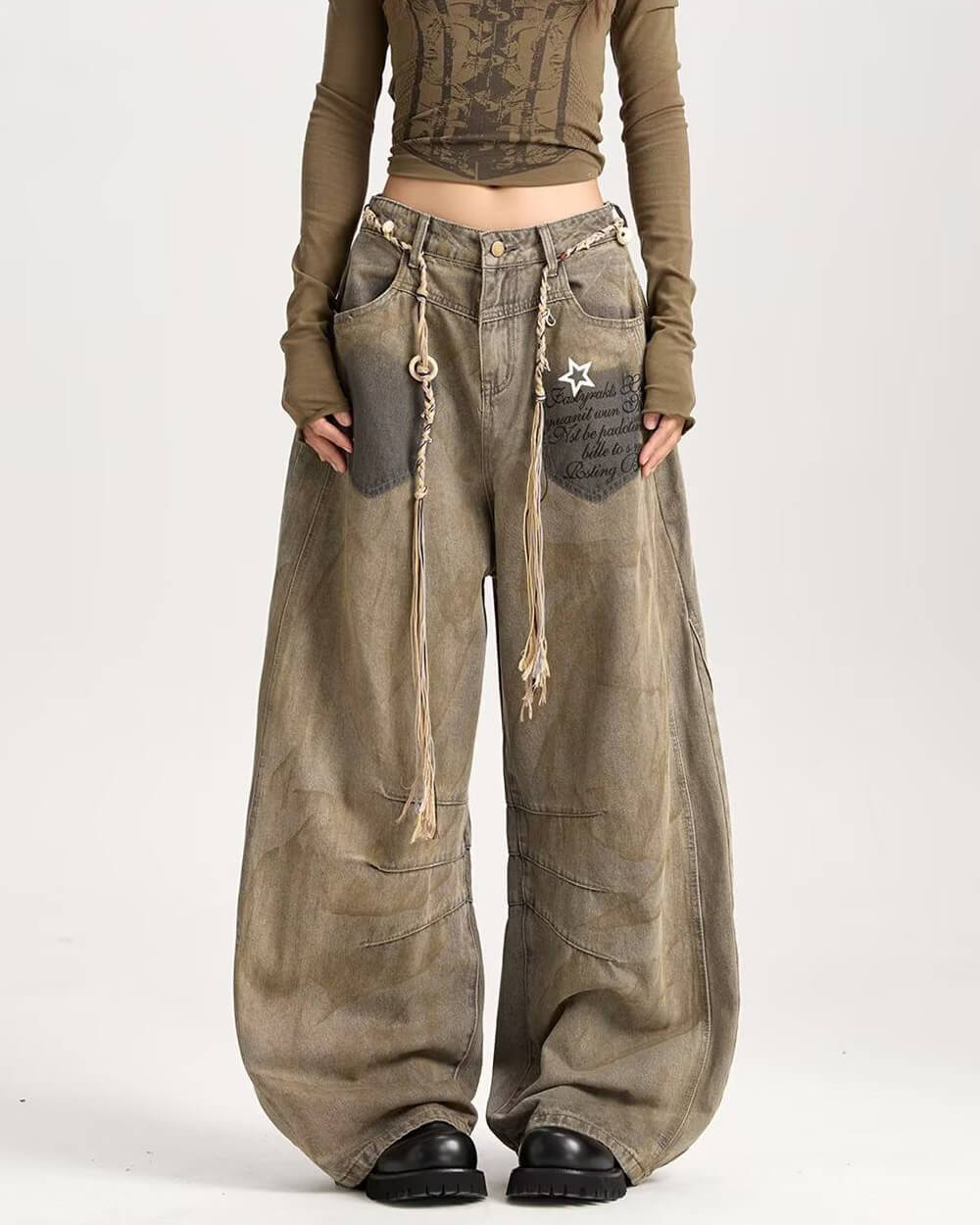 Bad Reputation Distressed Jeans - Image 2