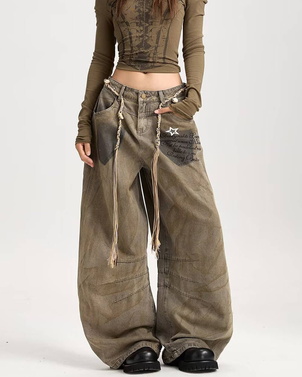 Bad Reputation Distressed Jeans - Image 3