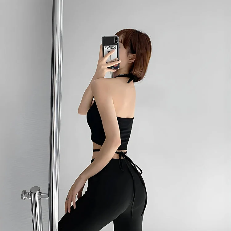 Baddie Heart Ring Halter Top - Image 2