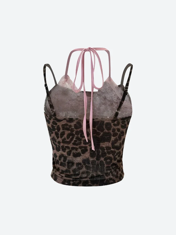 Baddie Leopard Crop Top - Image 6