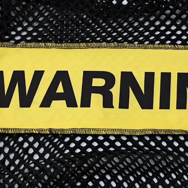 Baddie Warning Fishnet Mini Dress - Image 4
